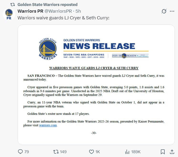 而库里的弟, 底薪签下小